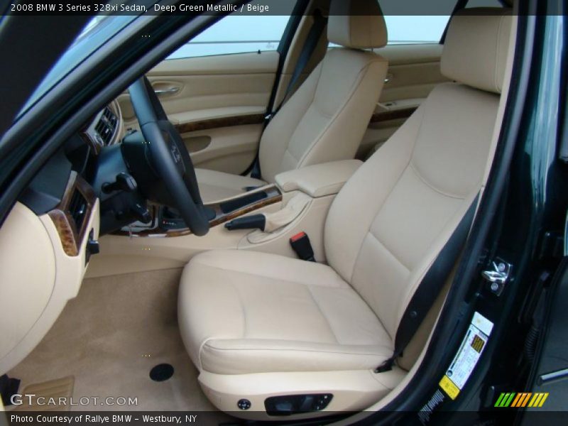 Deep Green Metallic / Beige 2008 BMW 3 Series 328xi Sedan