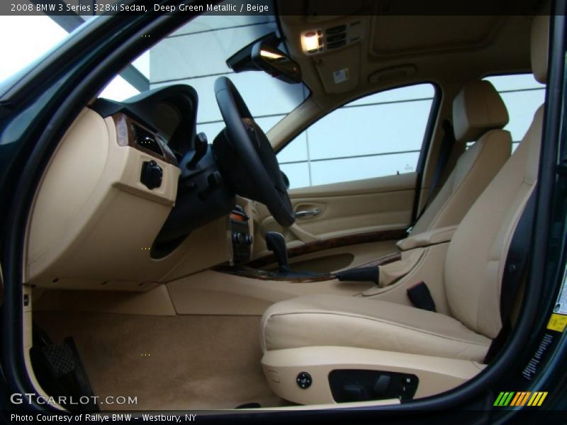 Deep Green Metallic / Beige 2008 BMW 3 Series 328xi Sedan