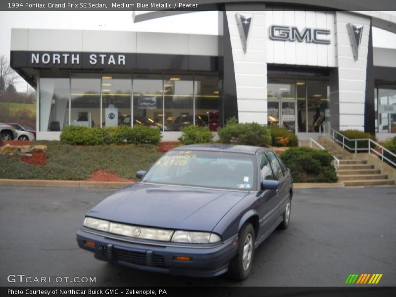 Medium Blue Metallic / Pewter 1994 Pontiac Grand Prix SE Sedan