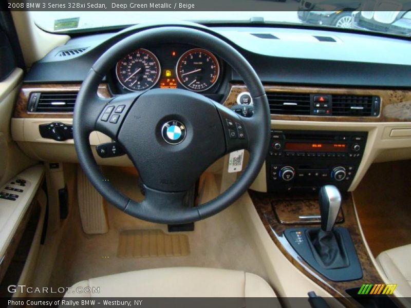 Deep Green Metallic / Beige 2008 BMW 3 Series 328xi Sedan