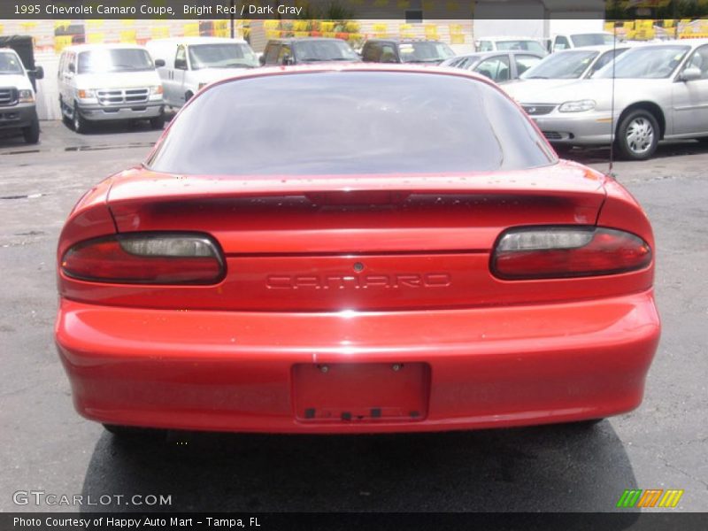Bright Red / Dark Gray 1995 Chevrolet Camaro Coupe