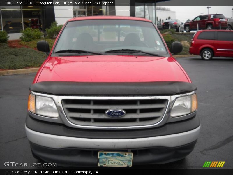 Bright Red / Medium Graphite 2000 Ford F150 XL Regular Cab