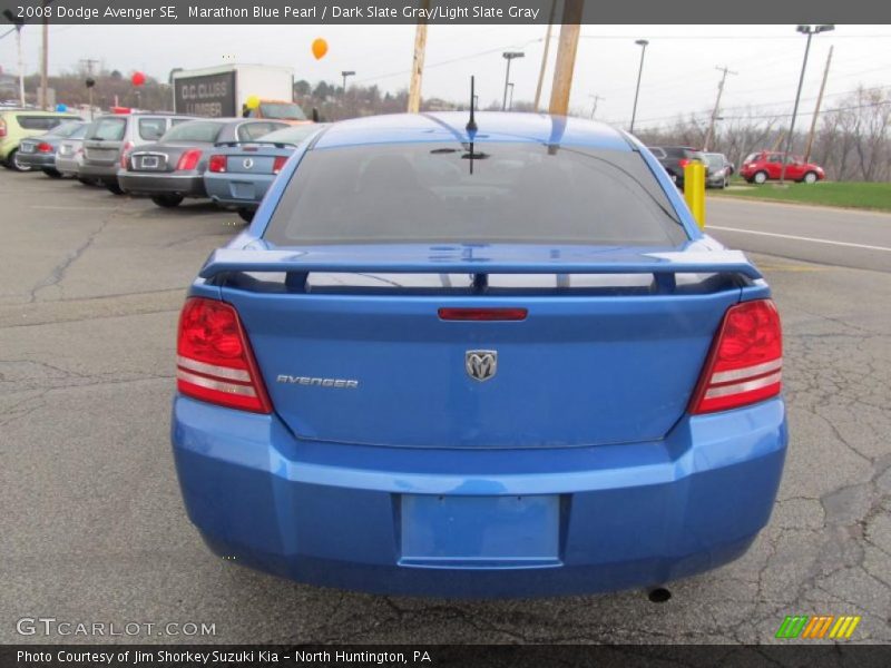 Marathon Blue Pearl / Dark Slate Gray/Light Slate Gray 2008 Dodge Avenger SE