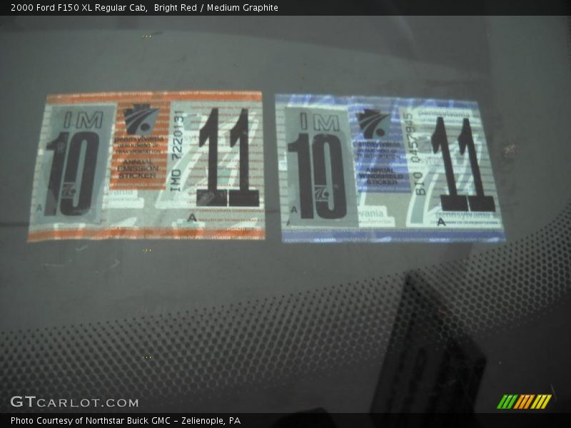 Bright Red / Medium Graphite 2000 Ford F150 XL Regular Cab