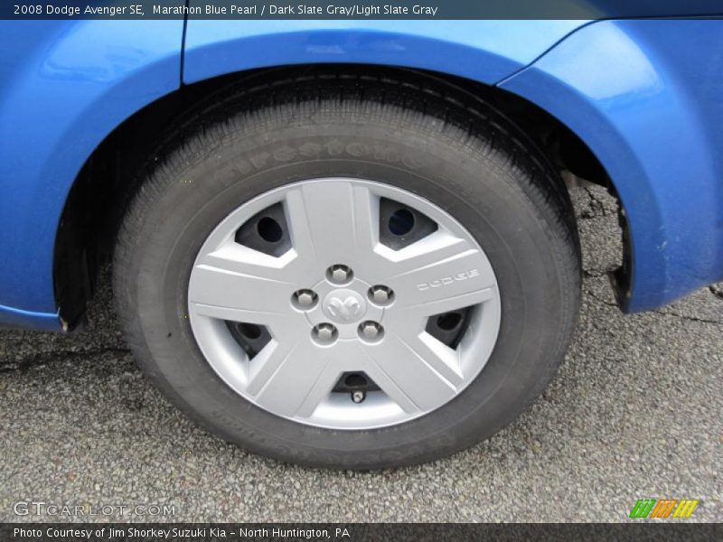 Marathon Blue Pearl / Dark Slate Gray/Light Slate Gray 2008 Dodge Avenger SE
