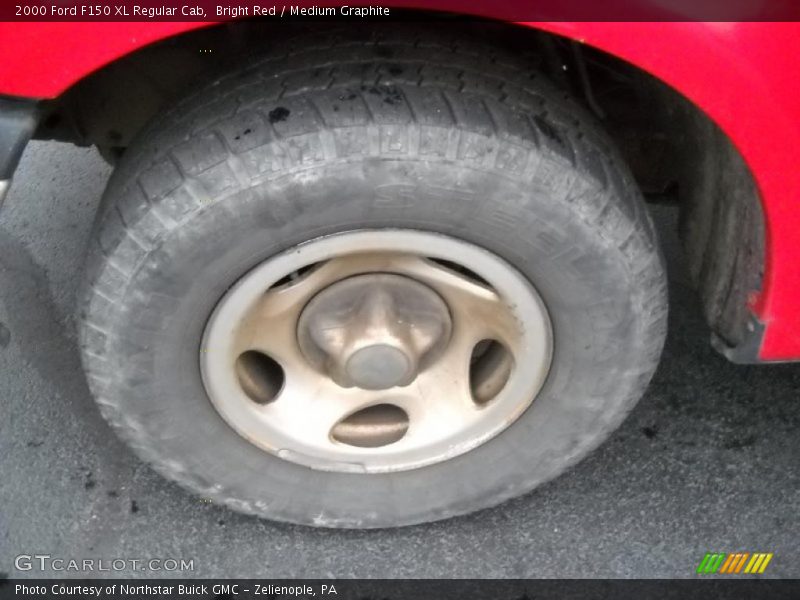 Bright Red / Medium Graphite 2000 Ford F150 XL Regular Cab