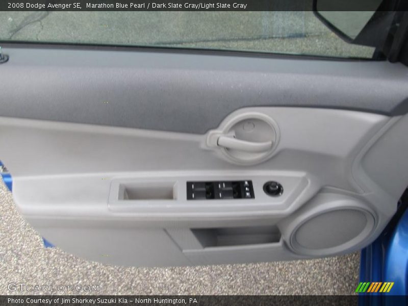 Marathon Blue Pearl / Dark Slate Gray/Light Slate Gray 2008 Dodge Avenger SE