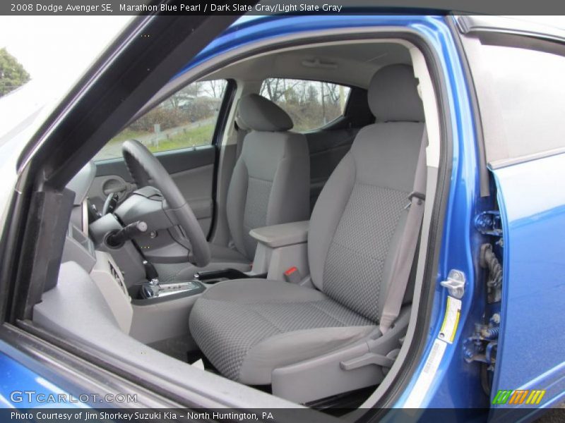 Marathon Blue Pearl / Dark Slate Gray/Light Slate Gray 2008 Dodge Avenger SE