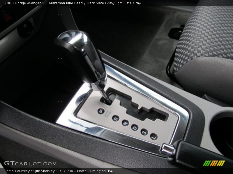 Marathon Blue Pearl / Dark Slate Gray/Light Slate Gray 2008 Dodge Avenger SE