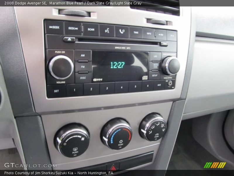 Marathon Blue Pearl / Dark Slate Gray/Light Slate Gray 2008 Dodge Avenger SE