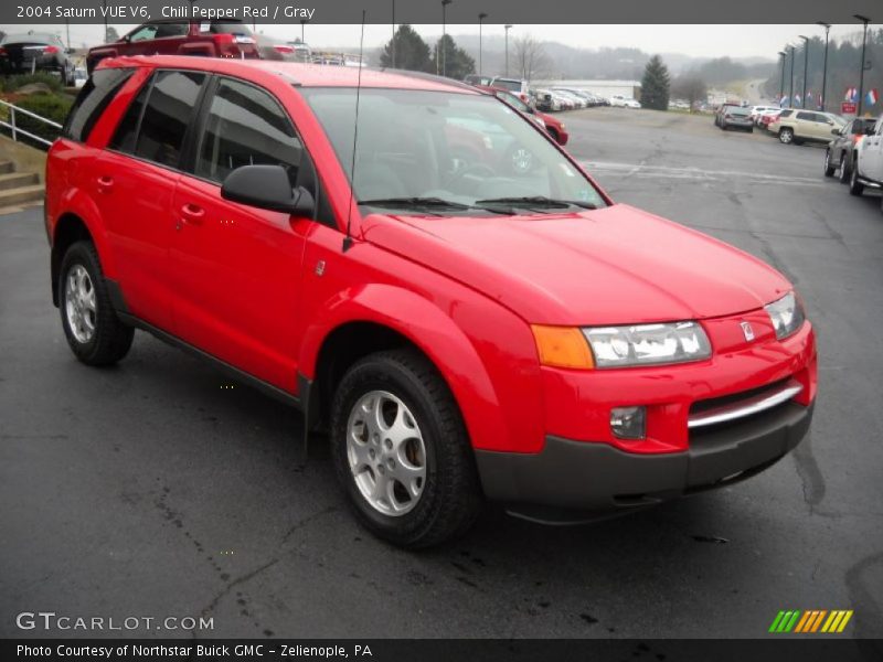 Chili Pepper Red / Gray 2004 Saturn VUE V6