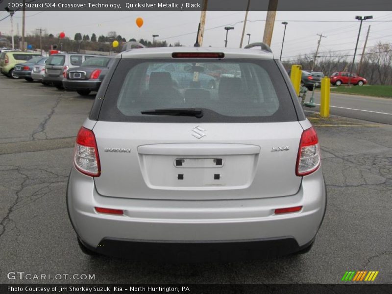 Quicksilver Metallic / Black 2009 Suzuki SX4 Crossover Technology
