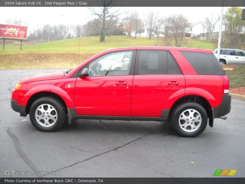 Chili Pepper Red / Gray 2004 Saturn VUE V6