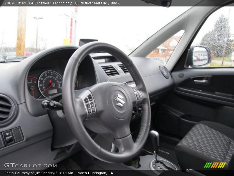  2009 SX4 Crossover Technology Black Interior