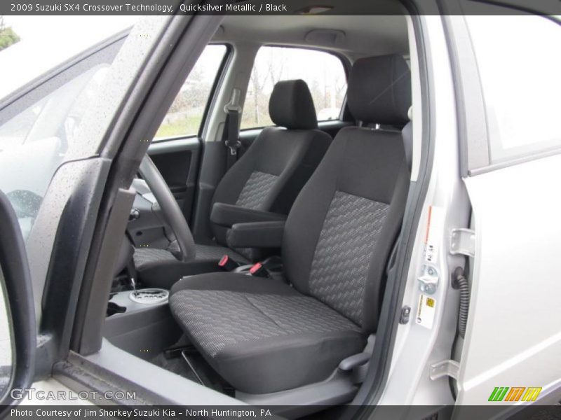 Quicksilver Metallic / Black 2009 Suzuki SX4 Crossover Technology