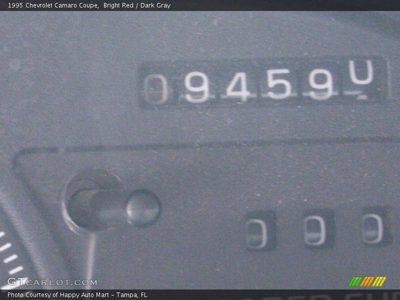 Bright Red / Dark Gray 1995 Chevrolet Camaro Coupe