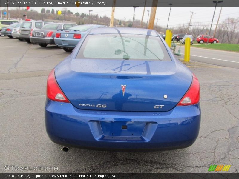 Electric Blue Metallic / Ebony 2006 Pontiac G6 GT Coupe