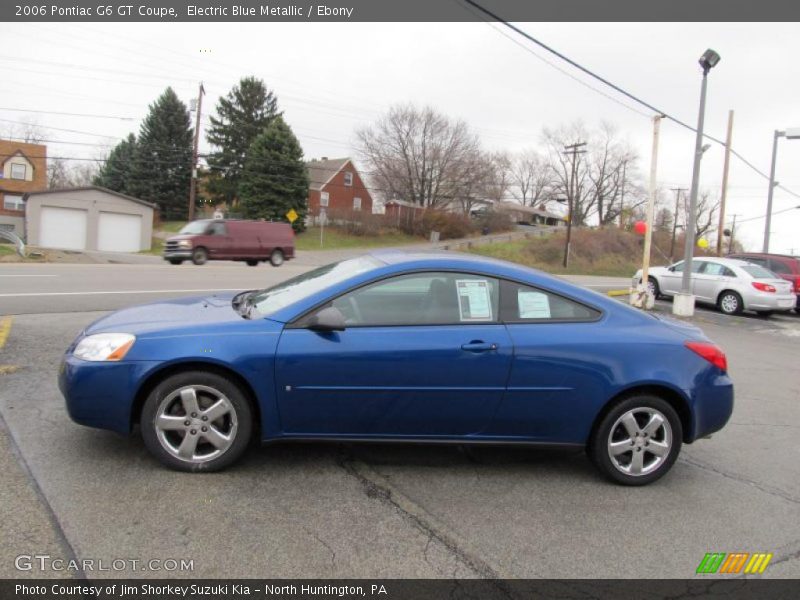 Electric Blue Metallic / Ebony 2006 Pontiac G6 GT Coupe