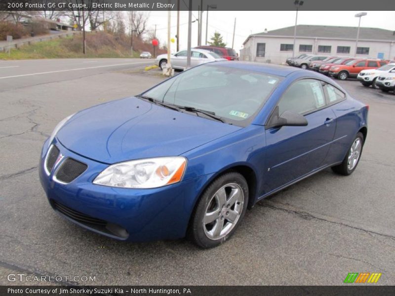 Electric Blue Metallic / Ebony 2006 Pontiac G6 GT Coupe