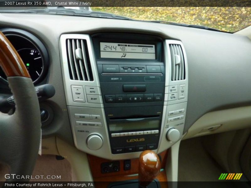 Crystal White / Ivory 2007 Lexus RX 350 AWD