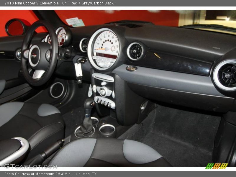 Chili Red / Grey/Carbon Black 2010 Mini Cooper S Convertible
