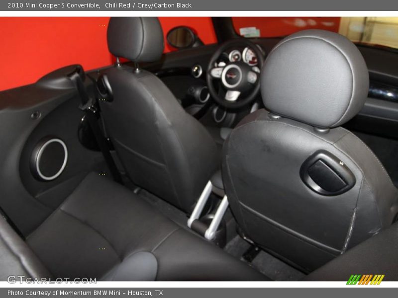 Chili Red / Grey/Carbon Black 2010 Mini Cooper S Convertible