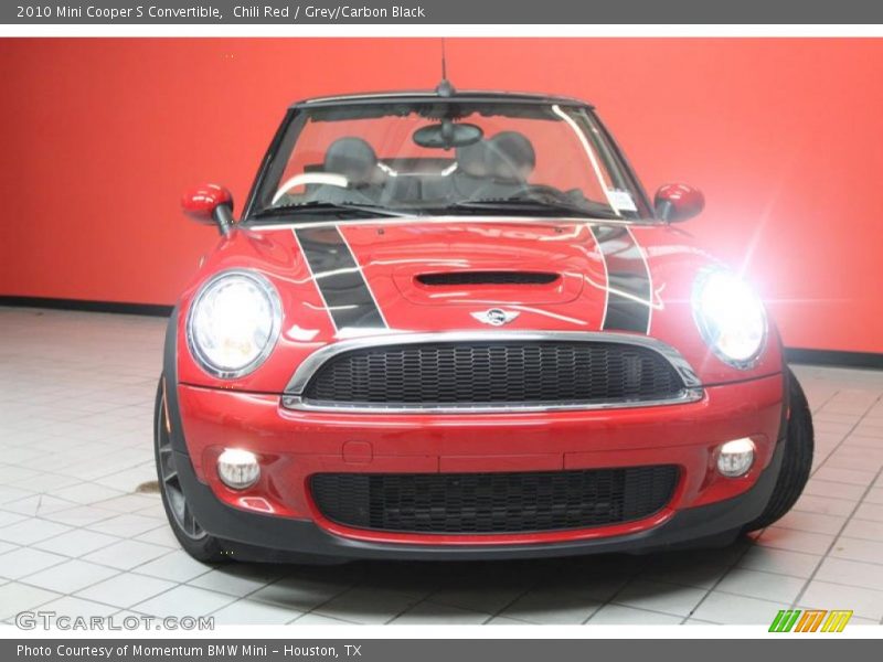 Chili Red / Grey/Carbon Black 2010 Mini Cooper S Convertible