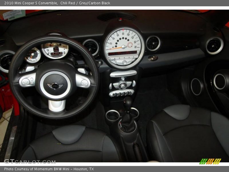 Chili Red / Grey/Carbon Black 2010 Mini Cooper S Convertible