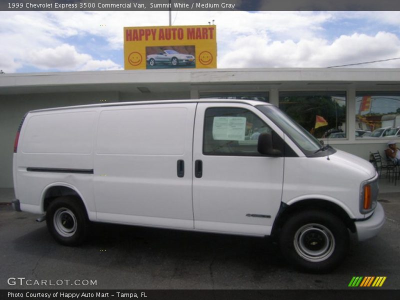 Summit White / Medium Gray 1999 Chevrolet Express 3500 Commercial Van