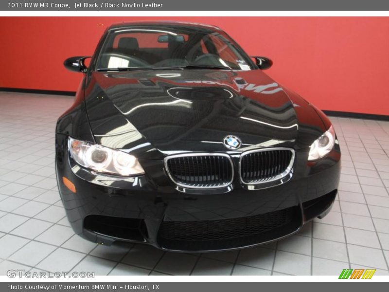Jet Black / Black Novillo Leather 2011 BMW M3 Coupe