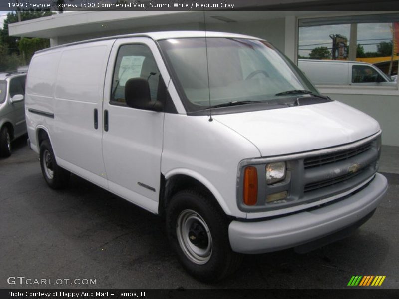 Summit White / Medium Gray 1999 Chevrolet Express 3500 Commercial Van