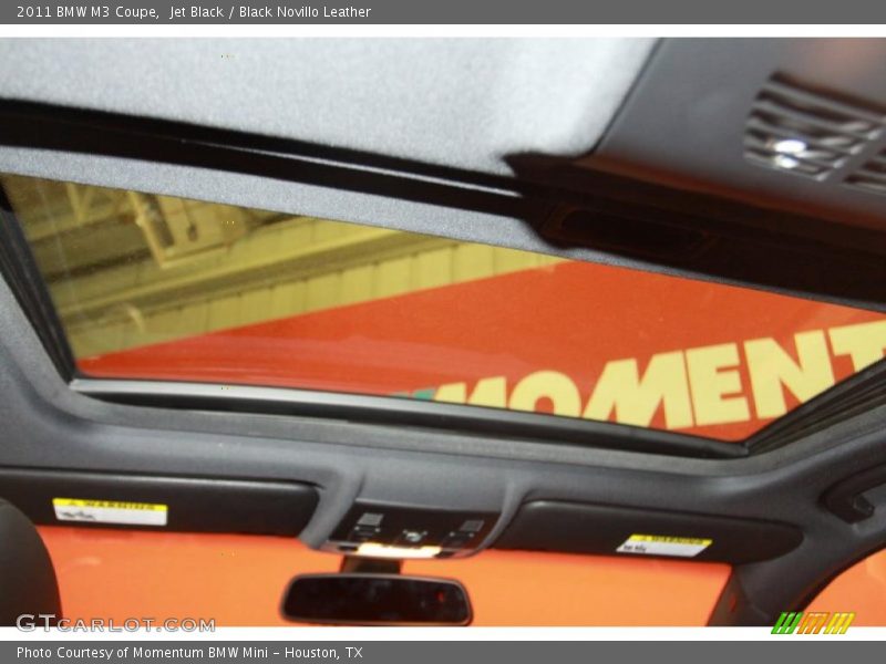Jet Black / Black Novillo Leather 2011 BMW M3 Coupe
