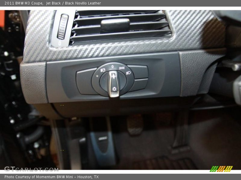 Jet Black / Black Novillo Leather 2011 BMW M3 Coupe
