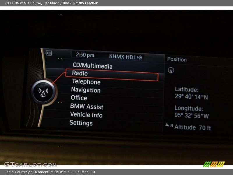 Jet Black / Black Novillo Leather 2011 BMW M3 Coupe