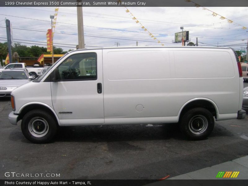 Summit White / Medium Gray 1999 Chevrolet Express 3500 Commercial Van