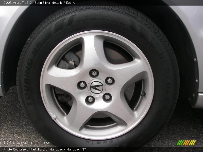 Satin Silver Metallic / Ebony 2003 Acura TL 3.2