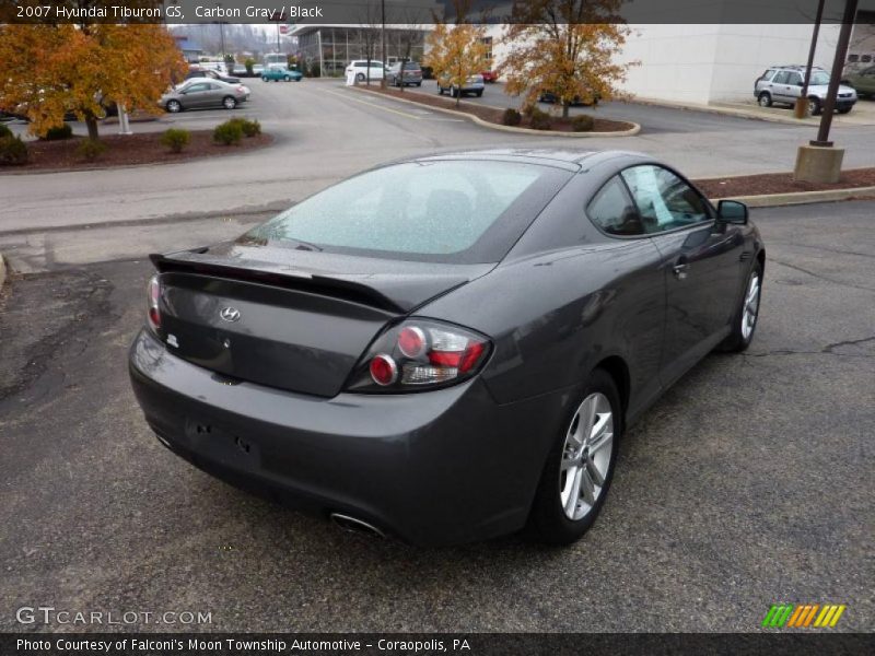 Carbon Gray / Black 2007 Hyundai Tiburon GS