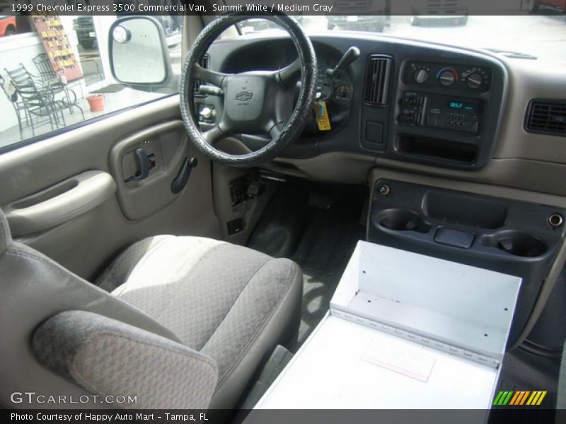 Summit White / Medium Gray 1999 Chevrolet Express 3500 Commercial Van