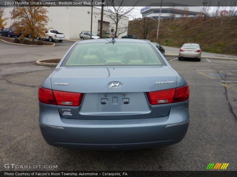 Medium Silver Blue / Camel 2009 Hyundai Sonata Limited