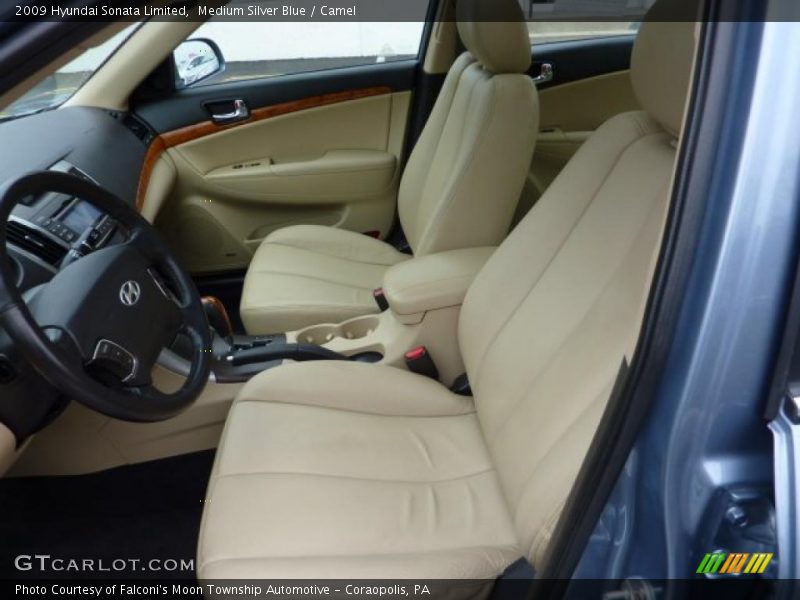  2009 Sonata Limited Camel Interior
