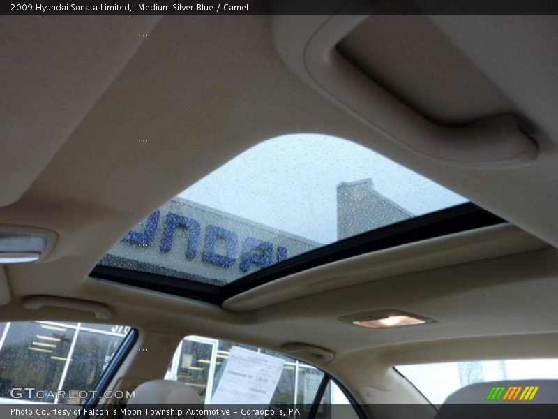 Medium Silver Blue / Camel 2009 Hyundai Sonata Limited