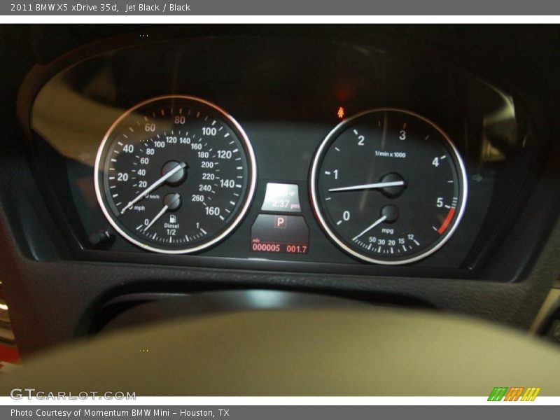  2011 X5 xDrive 35d xDrive 35d Gauges