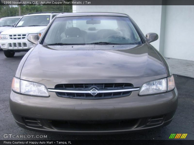 Autumn Copper Pearl Metallic / Tan 1998 Nissan Altima GLE