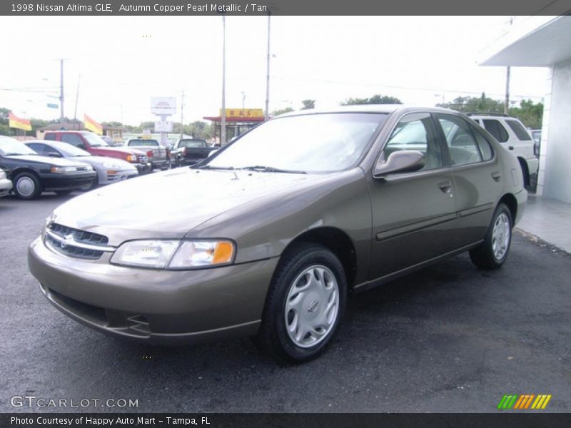 Autumn Copper Pearl Metallic / Tan 1998 Nissan Altima GLE