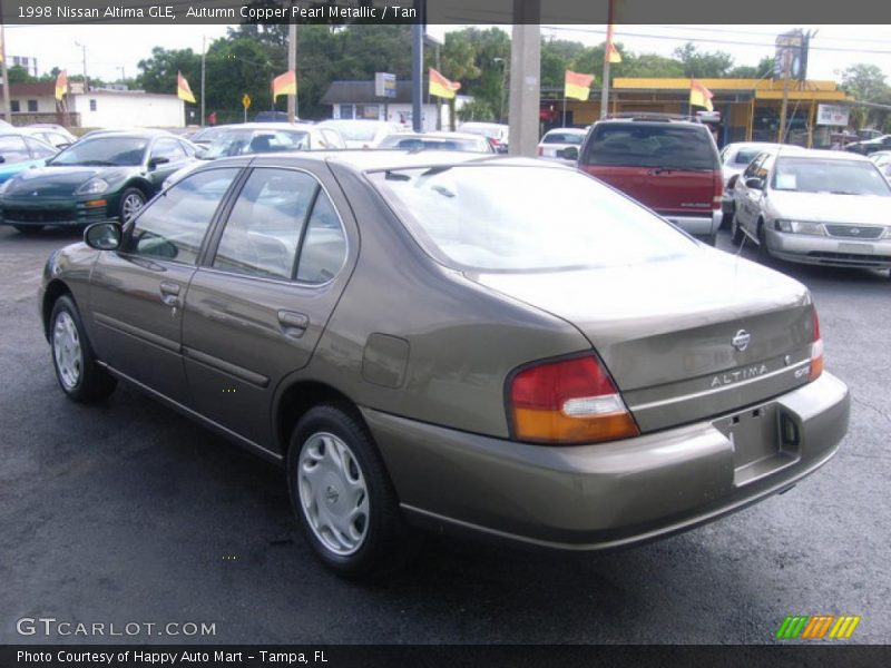 Autumn Copper Pearl Metallic / Tan 1998 Nissan Altima GLE