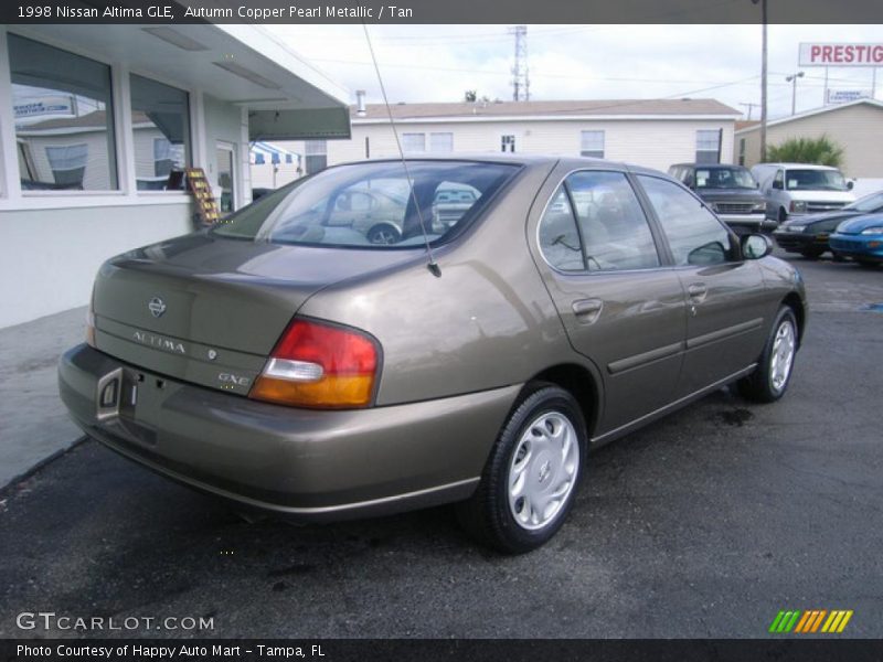 Autumn Copper Pearl Metallic / Tan 1998 Nissan Altima GLE