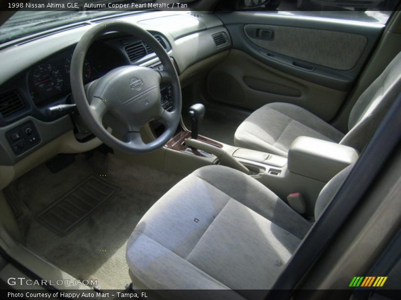 Autumn Copper Pearl Metallic / Tan 1998 Nissan Altima GLE