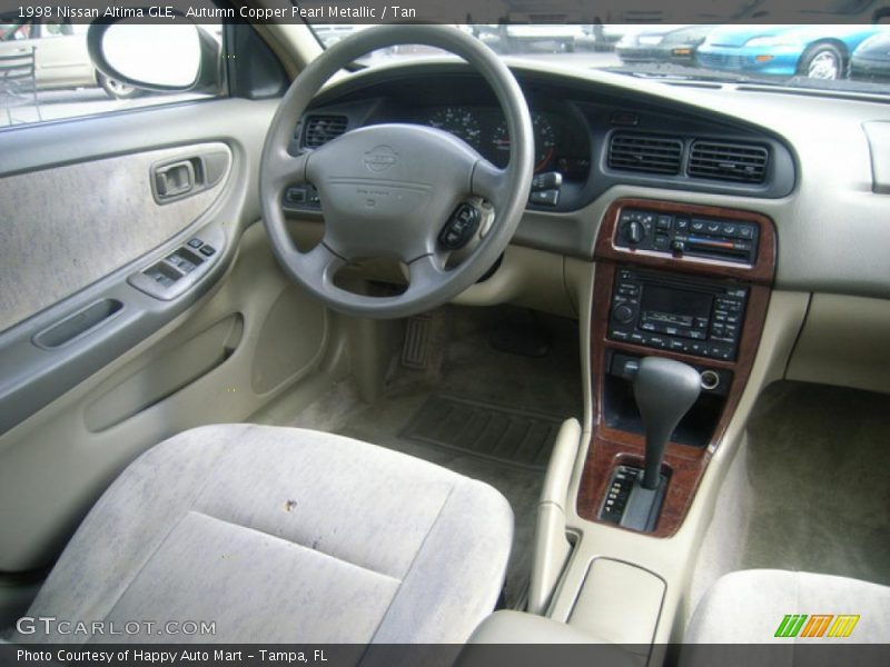 Autumn Copper Pearl Metallic / Tan 1998 Nissan Altima GLE