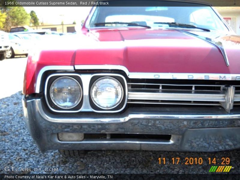 Red / Red/Black 1966 Oldsmobile Cutlass Supreme Sedan