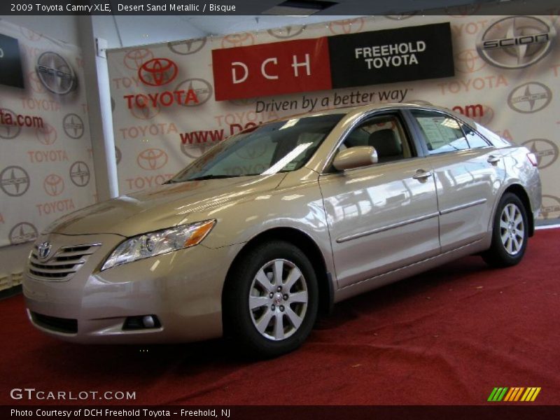 Desert Sand Metallic / Bisque 2009 Toyota Camry XLE
